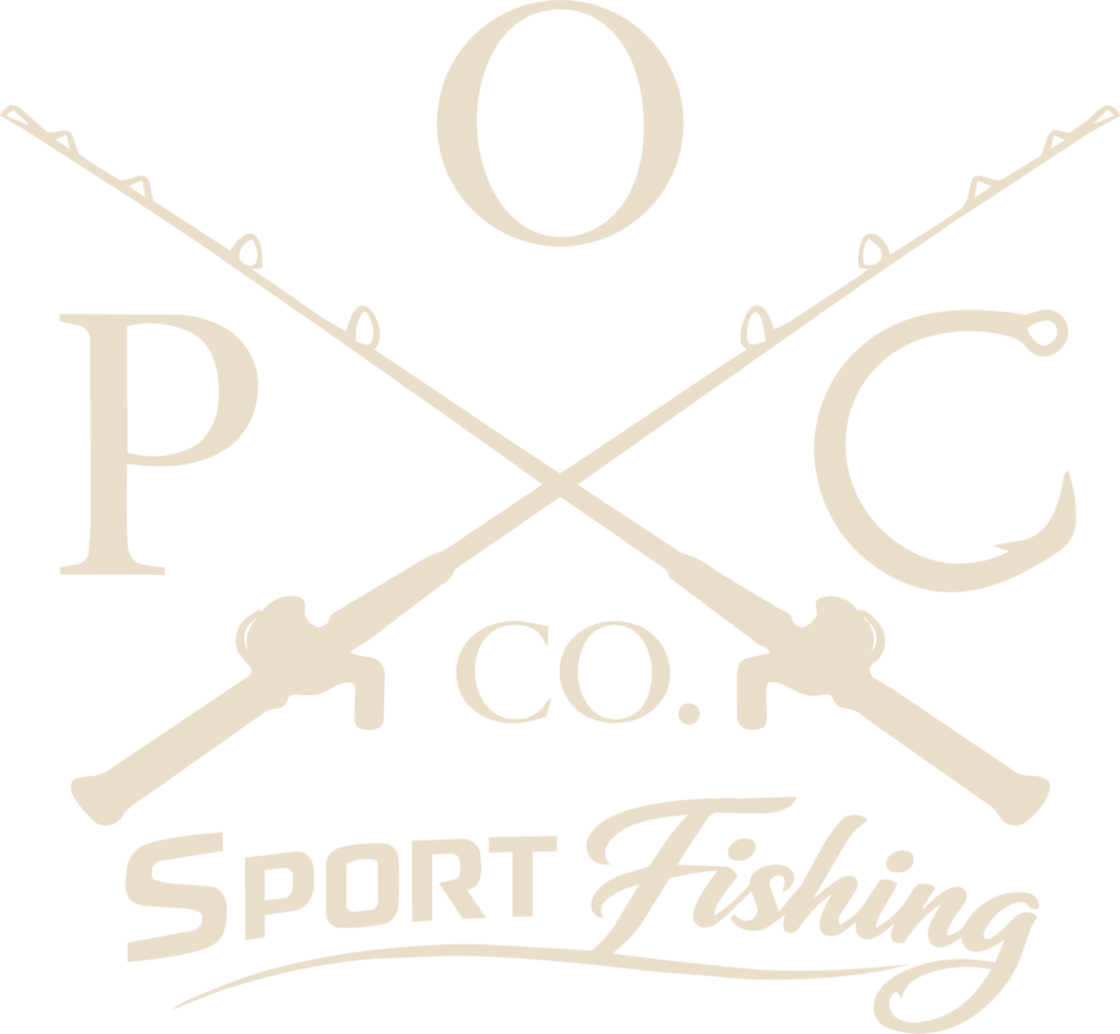 POC Company Sport Fishing Logo in Sand